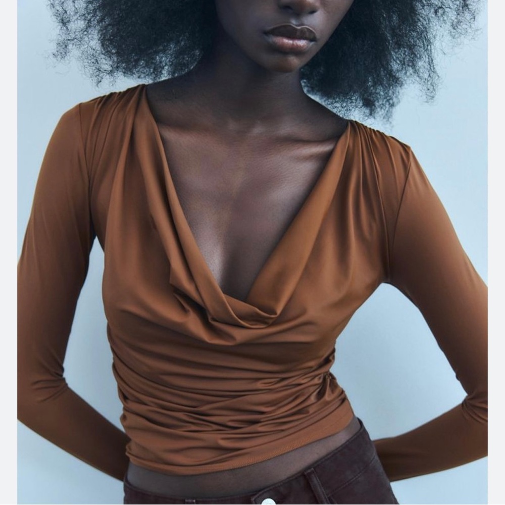 ZARA | Polyamide Drop Top